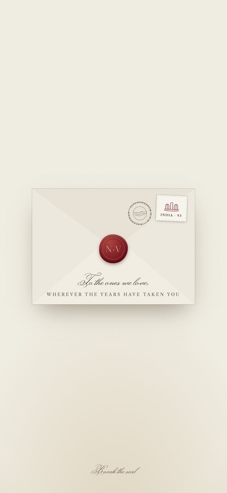 Noor & Veer invitation