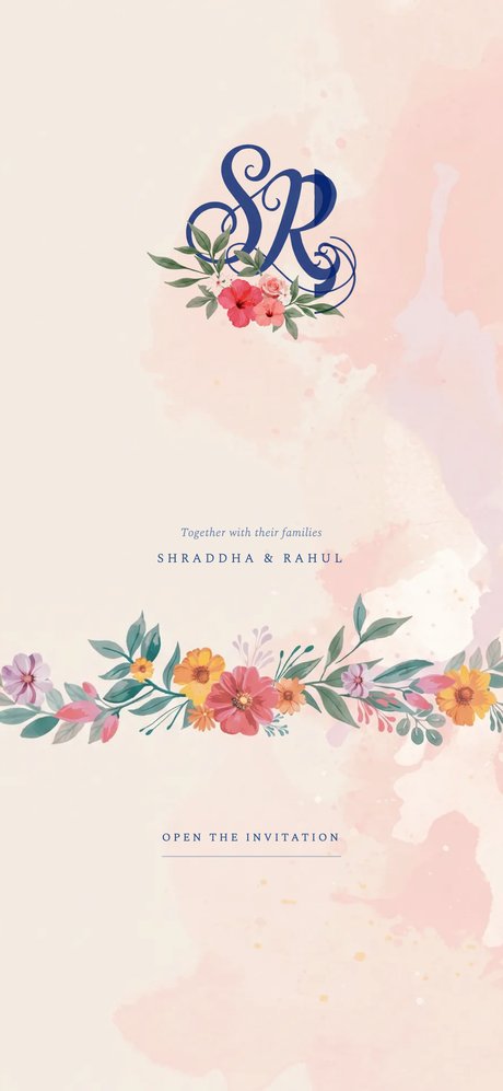 Shraddha & Rahul invitation